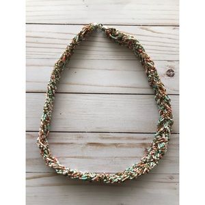 Braided Bead Women’s Multicolored 26 in Rope Necklace